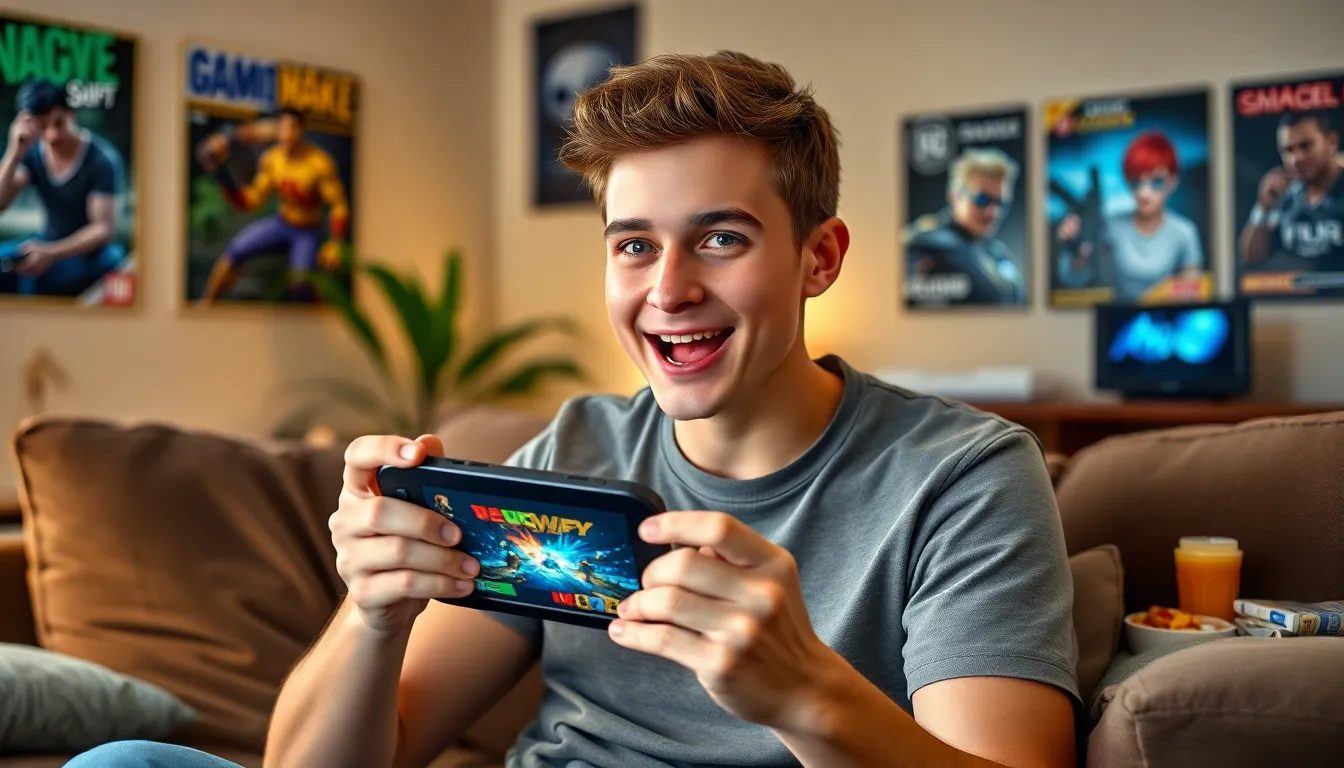 handheld gaming console
